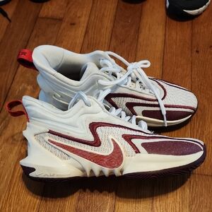 Nike Cosmic Unity 2 Basketball Shoes- Coconut Milk/ Team Red, Size 6.5